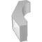 Ekena Millwork 4-in. W x 10-in. D x 22-in. H Imperial Architectural Grade PVC Knee Brace BRCP04X10X22IMP - alternate 4